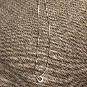 Lia Sophia Silver Circles Necklace